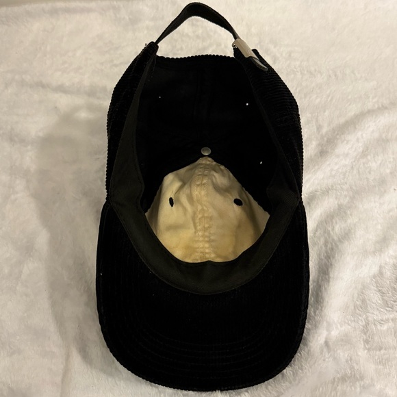 Supreme New York Black Corduroy Hat Strapback - Picture 3 of 3